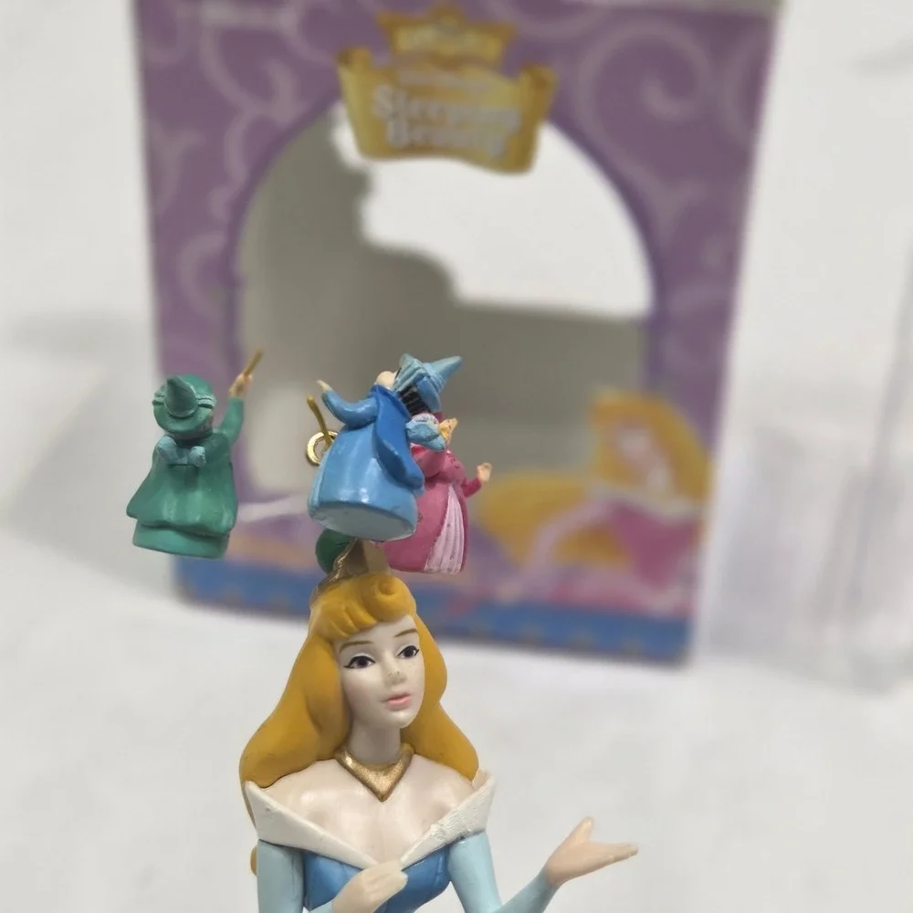 Disney Classics Sleeping Beauty Holiday Ornament Aurora Fairies Enesco 519308